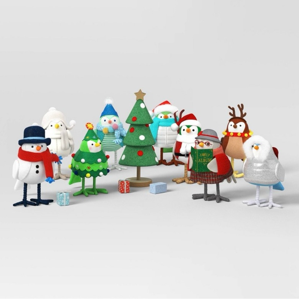 Target Featherly Friends 10 Piece Reunion Collection Christmas Bird Figures 2024 - Picture 7 of 11
